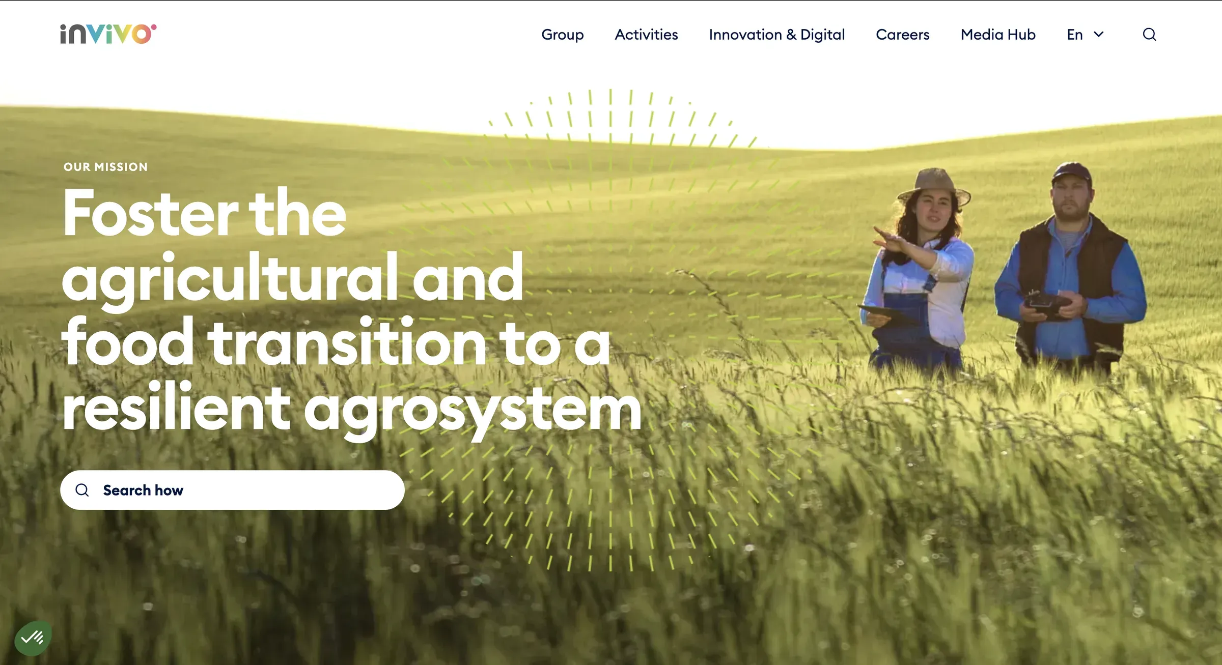 Invivo, Corporate website revamp
