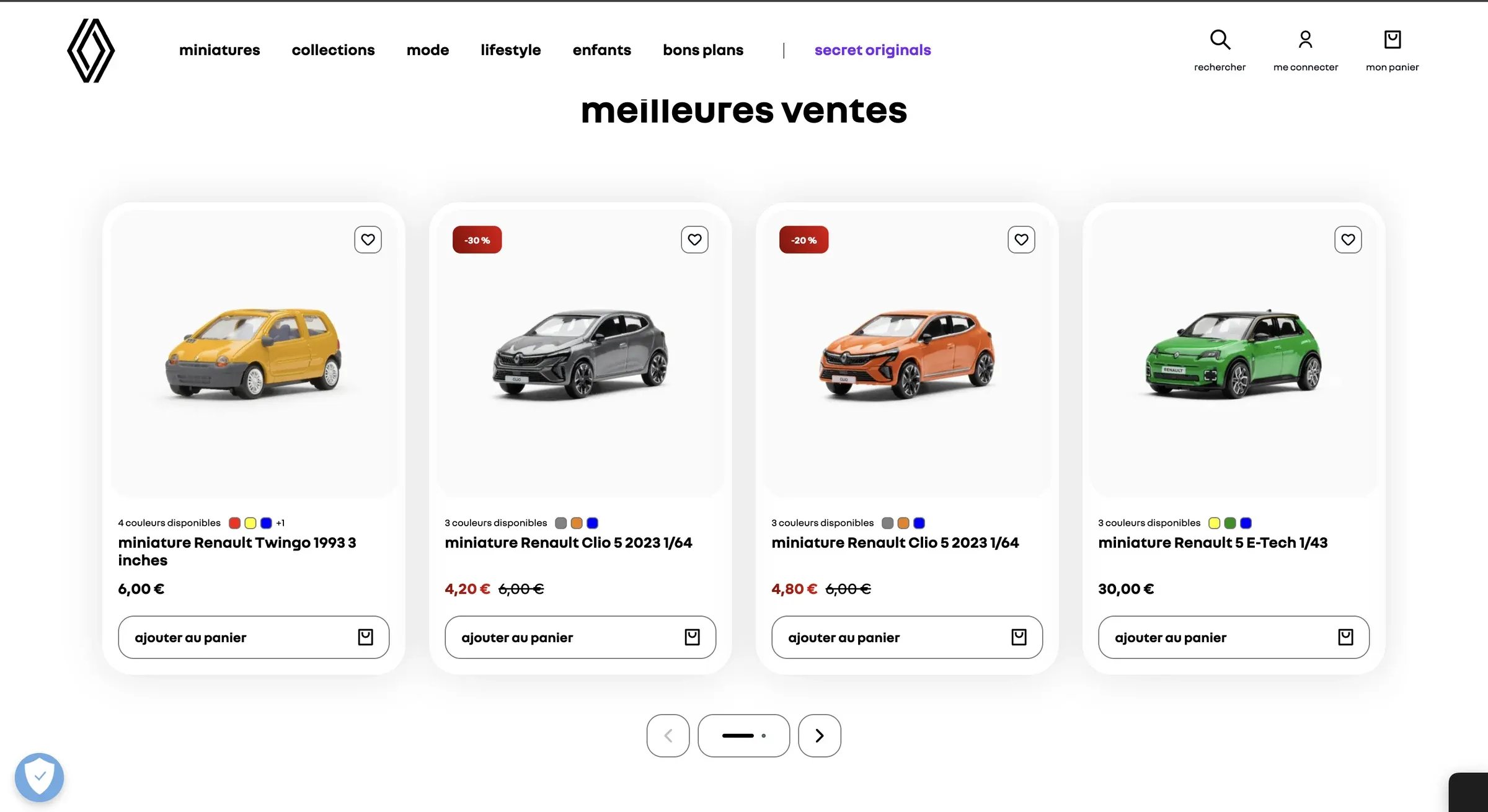 Renault, The Magento store